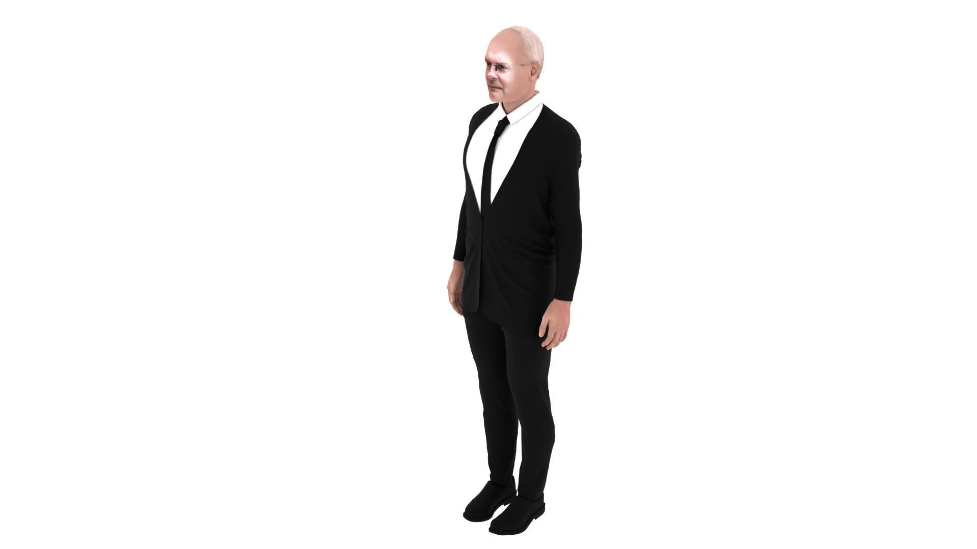 Alar Karis - President of Estonia Low-poly 3D model_2