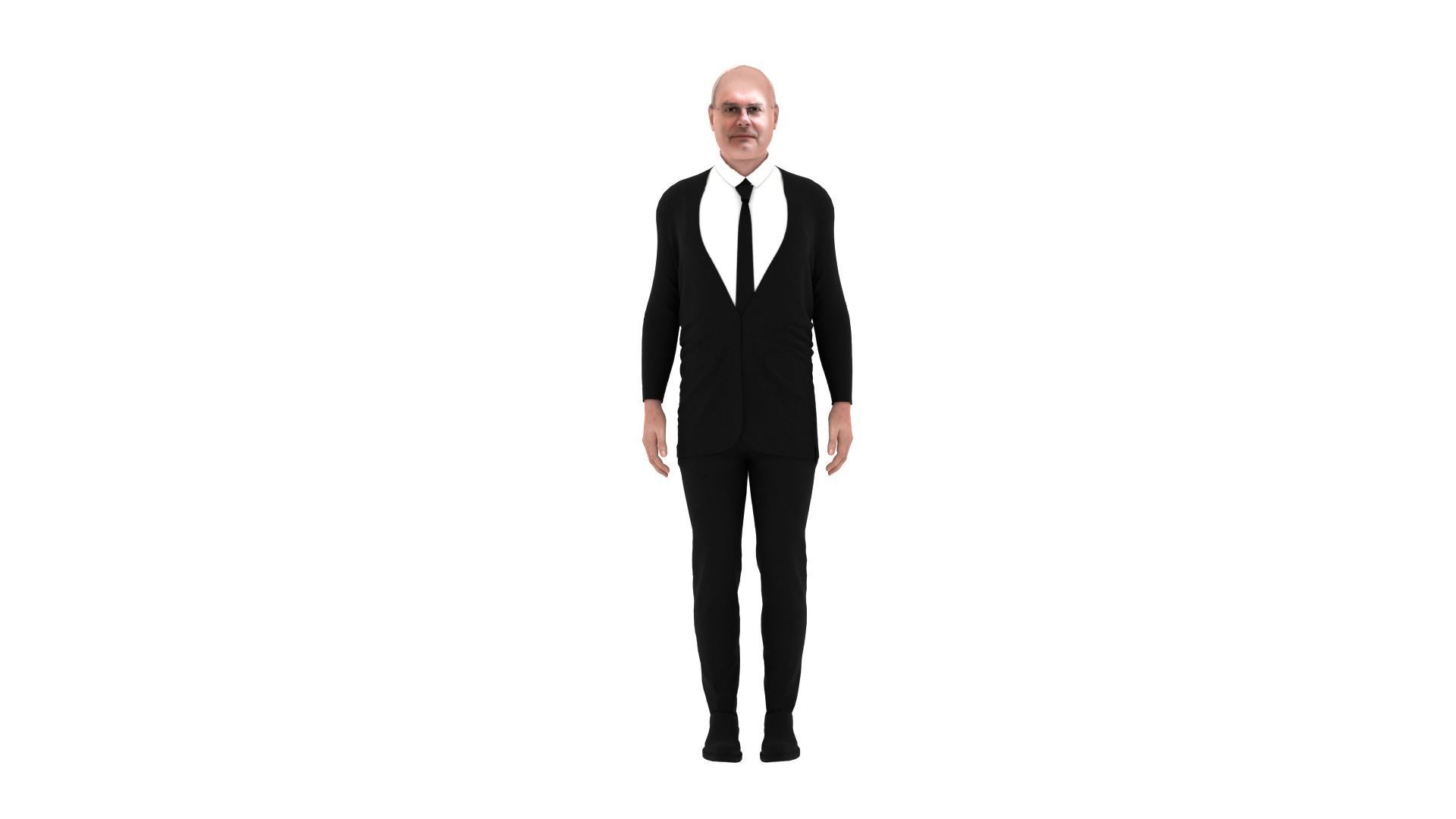 Alar Karis - President of Estonia Low-poly 3D model_5