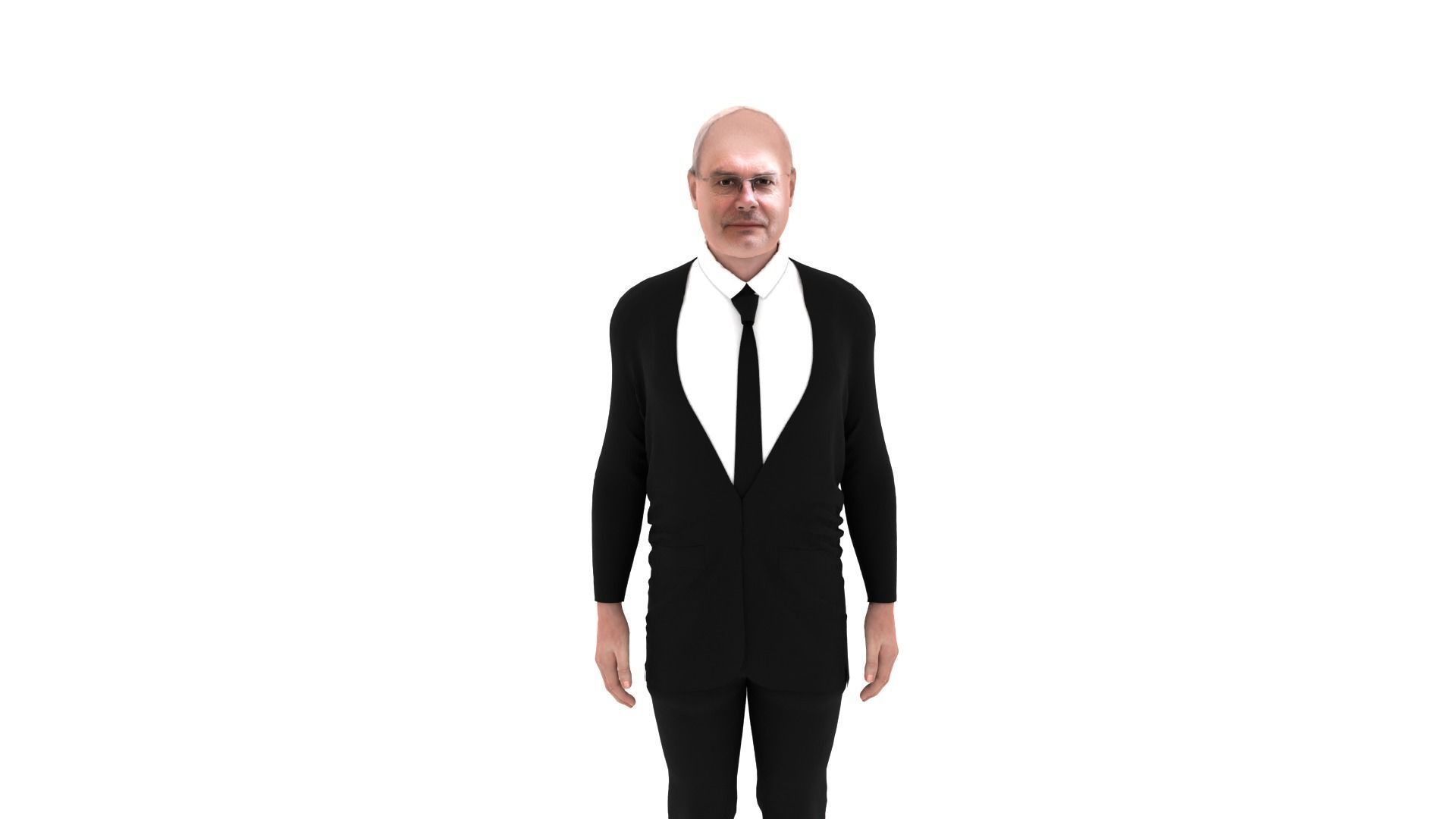 Alar Karis - President of Estonia Low-poly 3D model_1