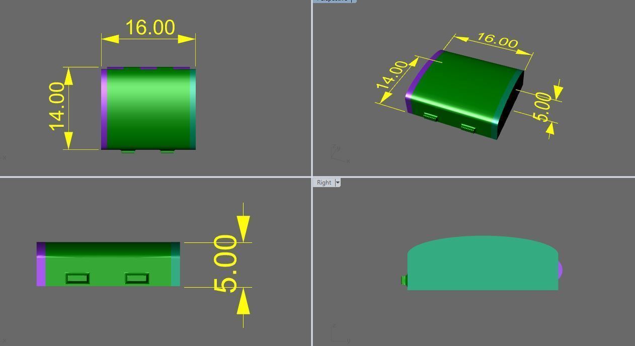 SMALL 16MM QUBAN BOX LOCK 3D print model_4