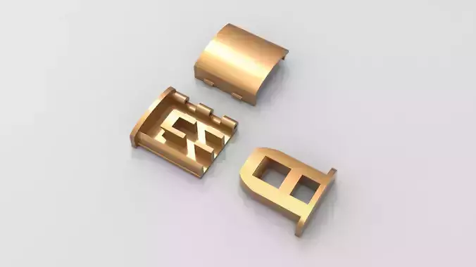 SMALL 16MM QUBAN BOX LOCK 3D print model
