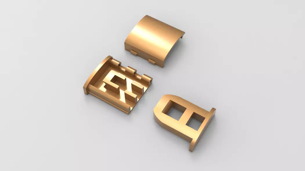 SMALL 16MM QUBAN BOX LOCK 3D print model_0