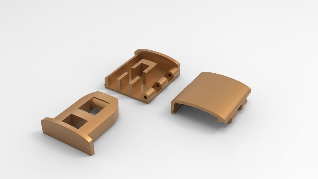 SMALL 16MM QUBAN BOX LOCK 3D print model_2