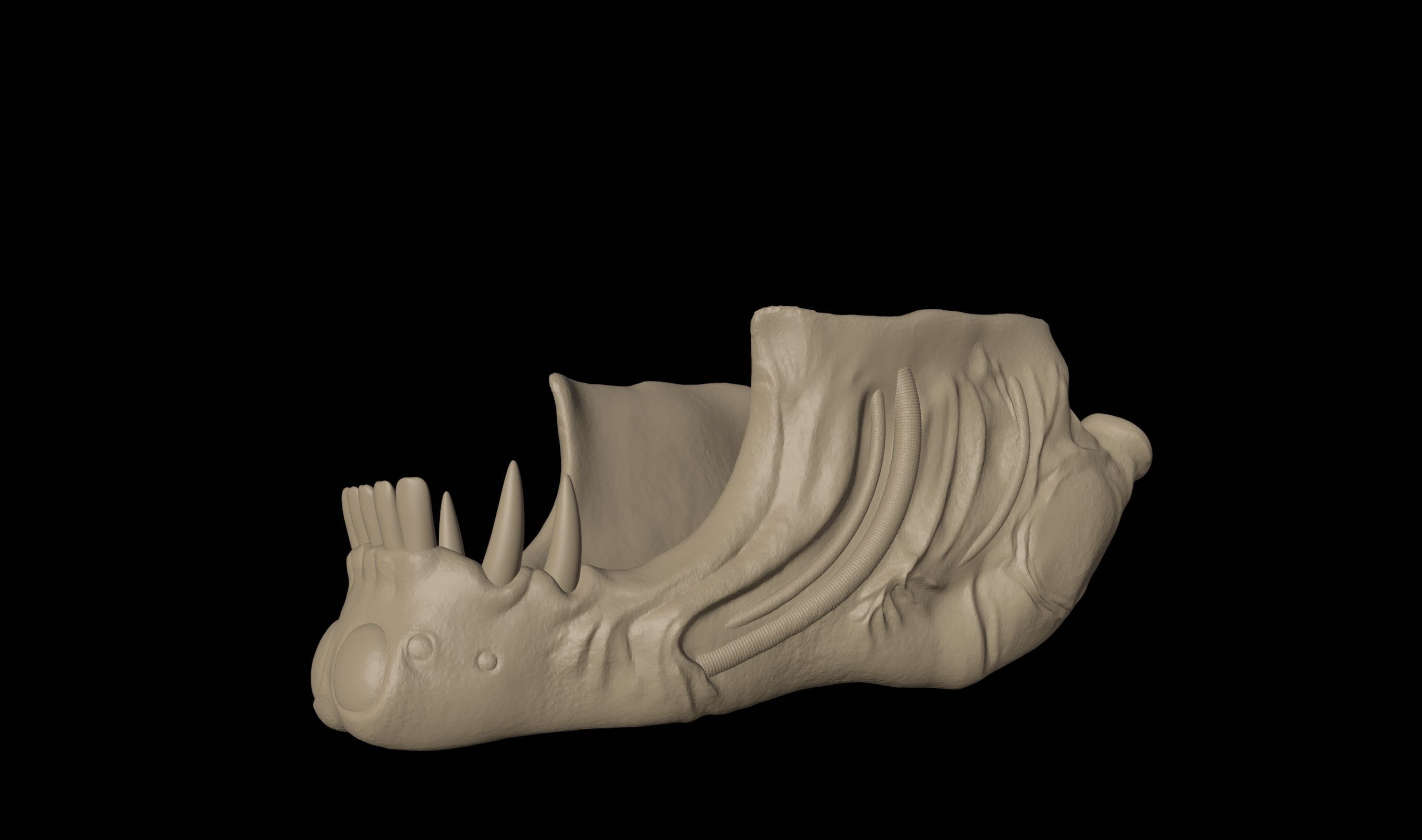 Aliens 1986 Screen Accurate Alien Warrior Head 3D Model 3D print model_10