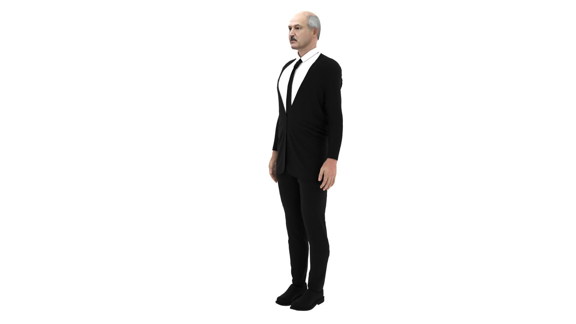 Aleksandr Lukasenko - President of Belarus Low-poly 3D model_4