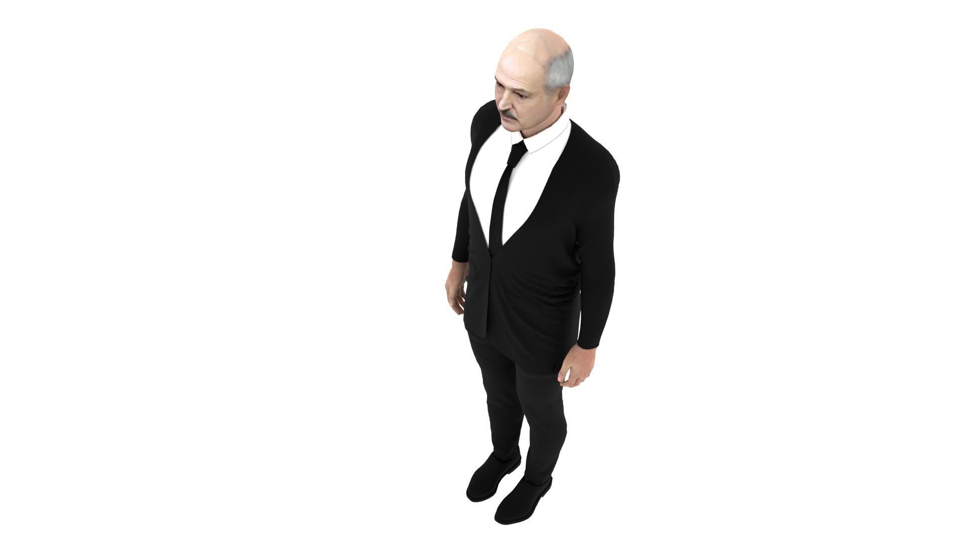 Aleksandr Lukasenko - President of Belarus Low-poly 3D model_7