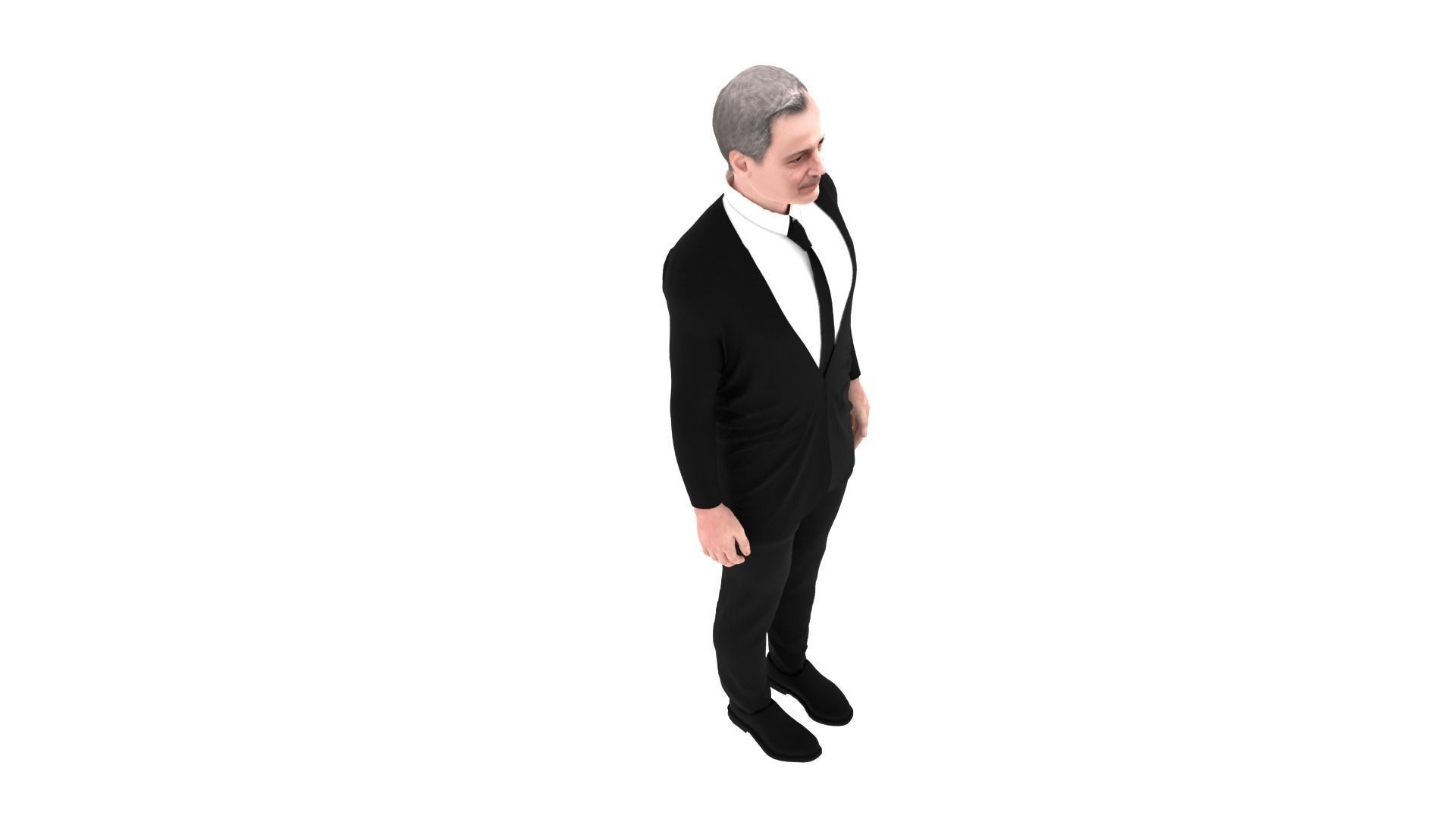Alexander De Croo - Belgian Prime Minister Low-poly 3D model_6