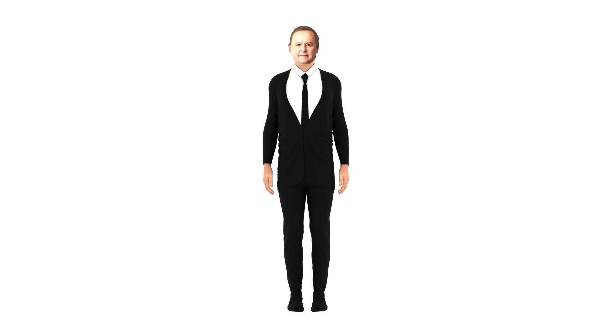Anthony Albanese - Australian Prime Minister Low-poly 3D model_5