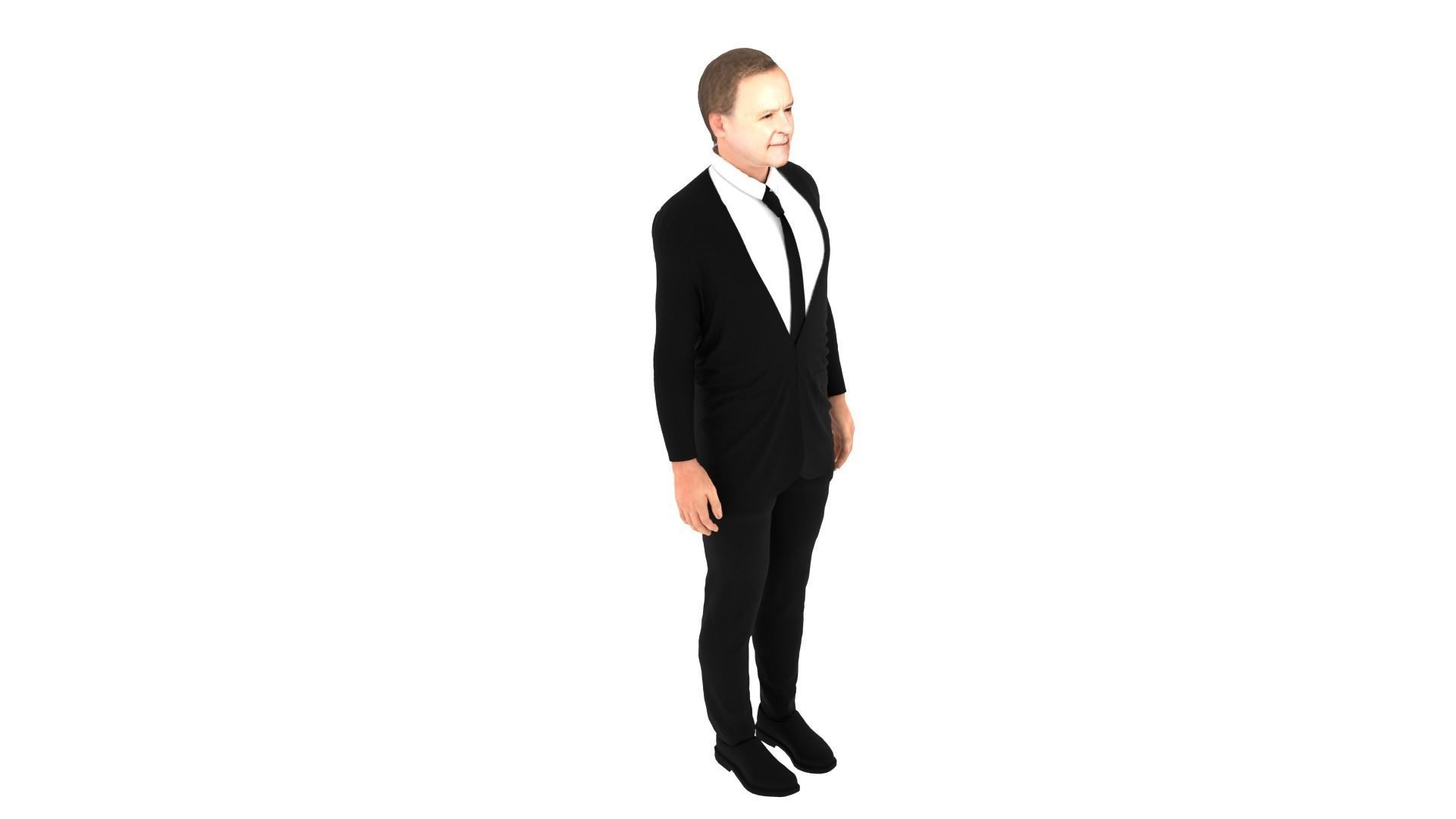 Anthony Albanese - Australian Prime Minister Low-poly 3D model_3