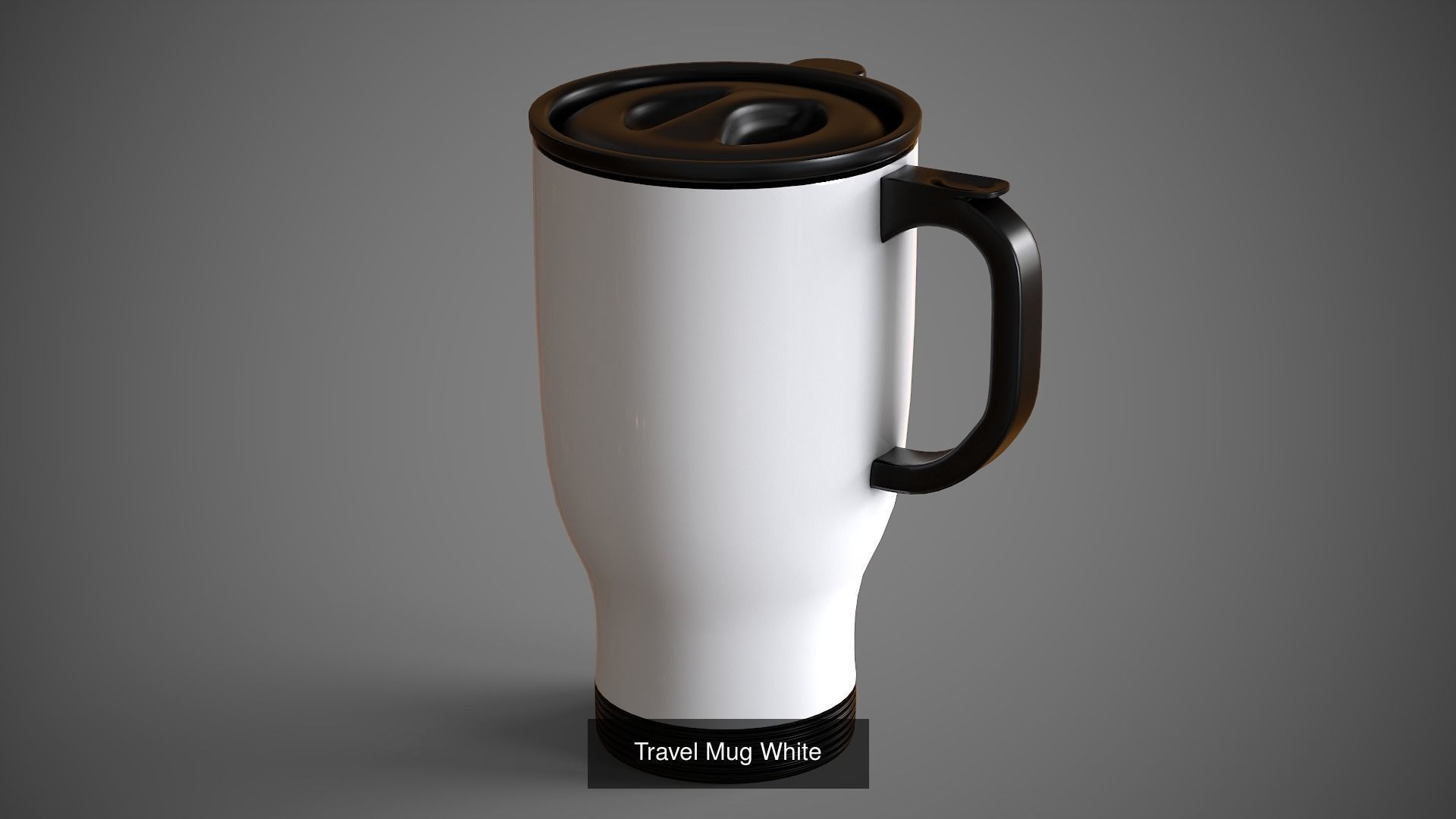 travel Mug White and Silver Collection _5