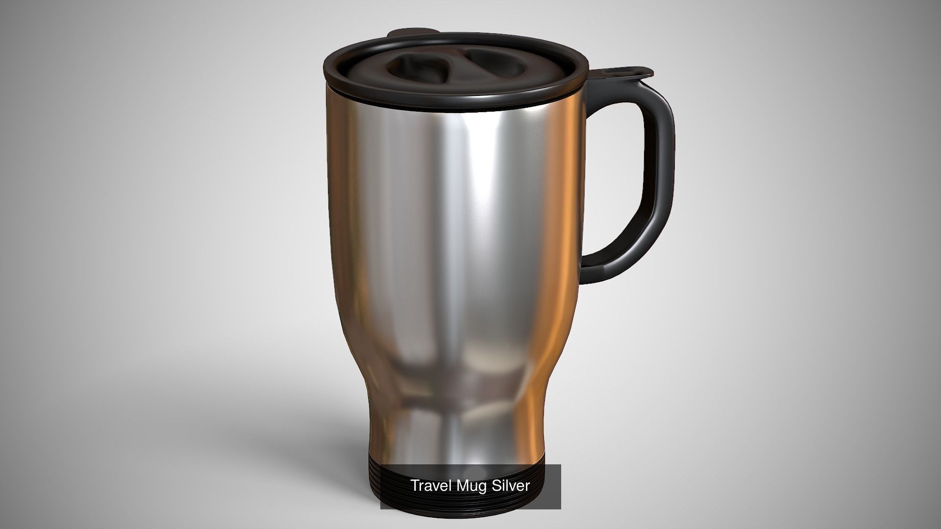 travel Mug White and Silver Collection _4