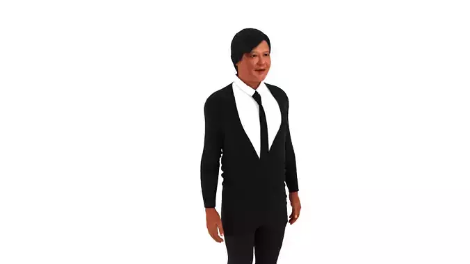 Bongbong Marcos - President of the Philippines Low-poly 3D model