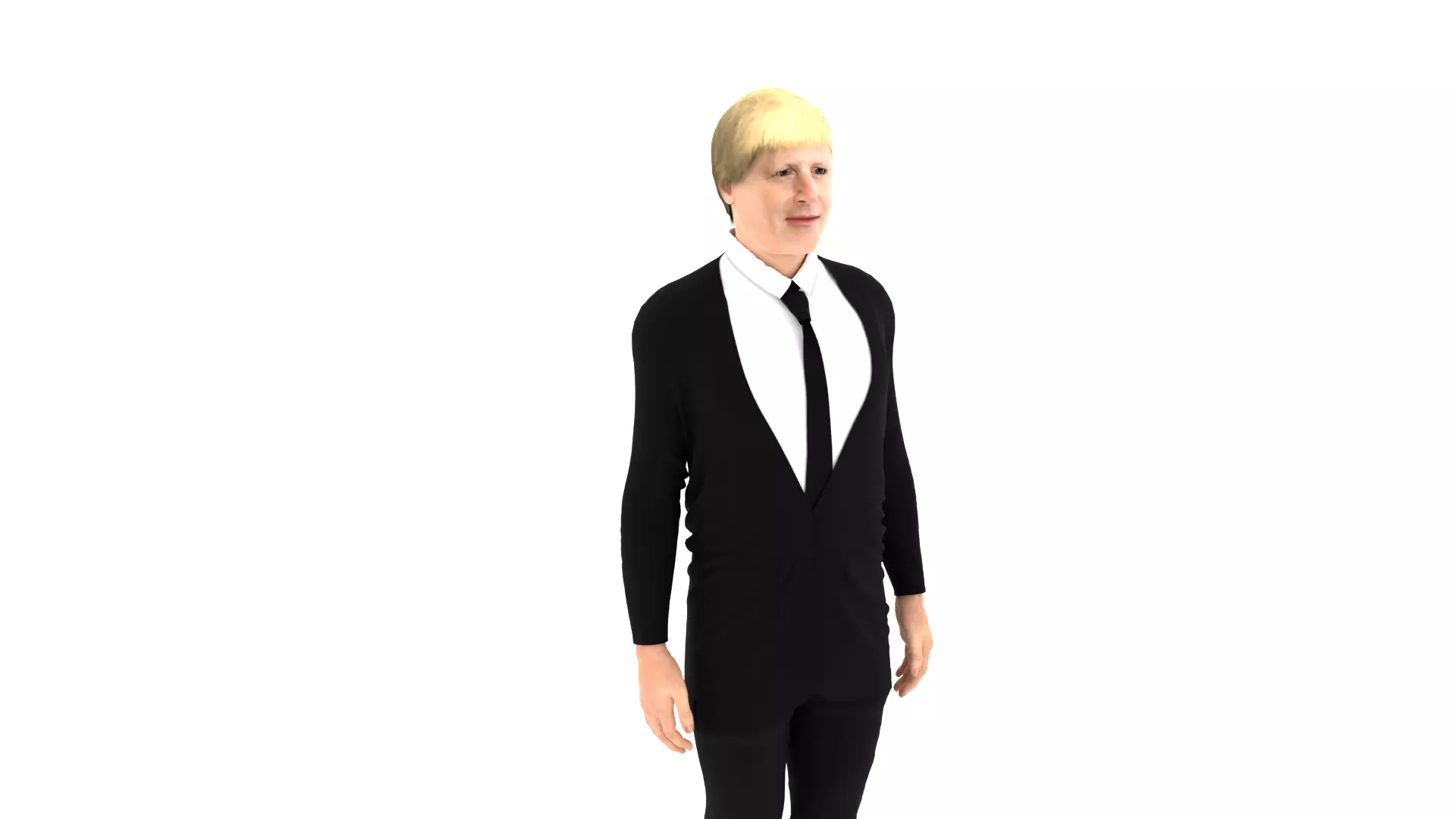 Boris Johnson Low-poly 3D model