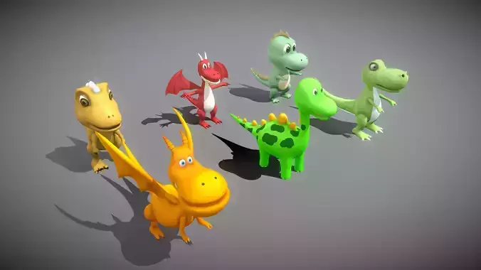 Cartoon Dinosaurs