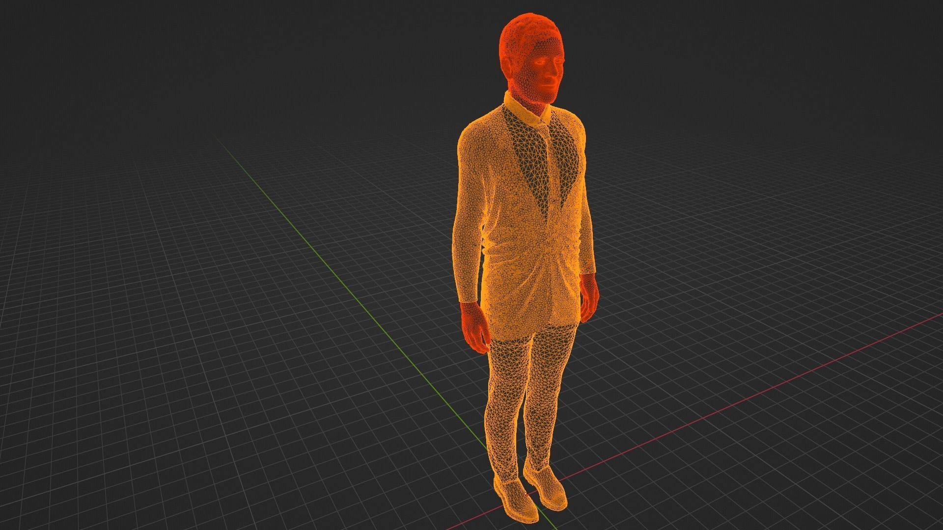 Eduard Heger - Prime Minister of Slovakia Low-poly 3D model_9