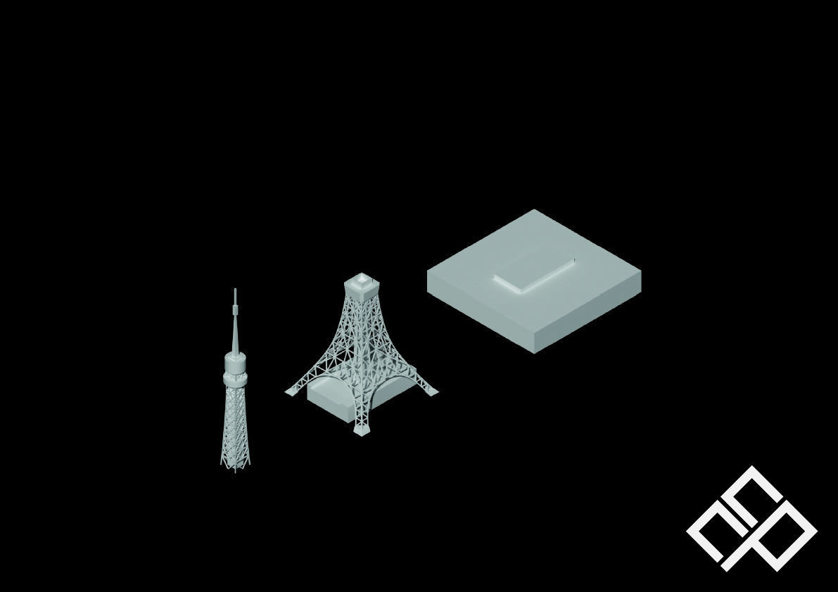 3D Printable Tokyo Tower Japan 3D print model_6