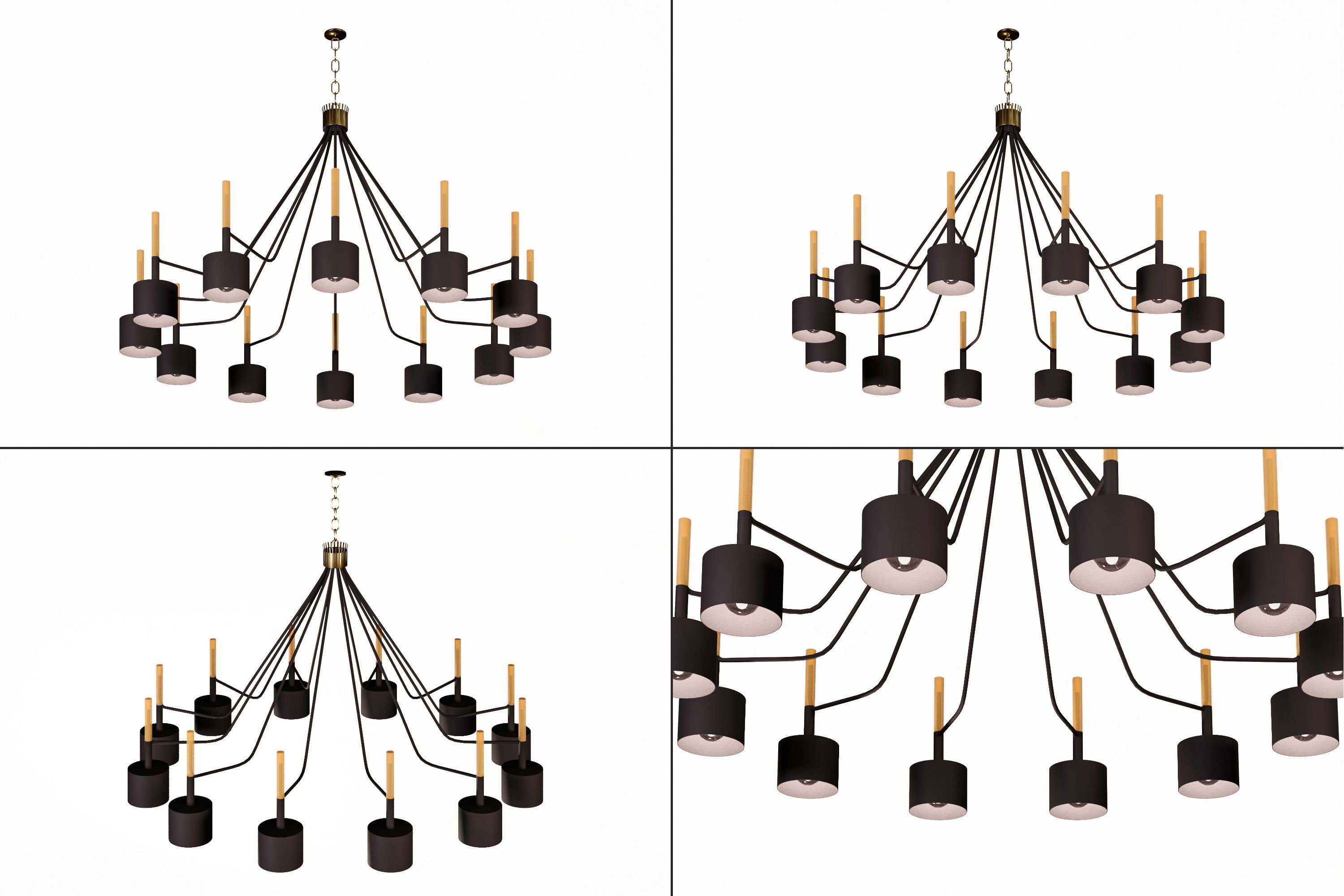 Ceiling lamp 3D model_1