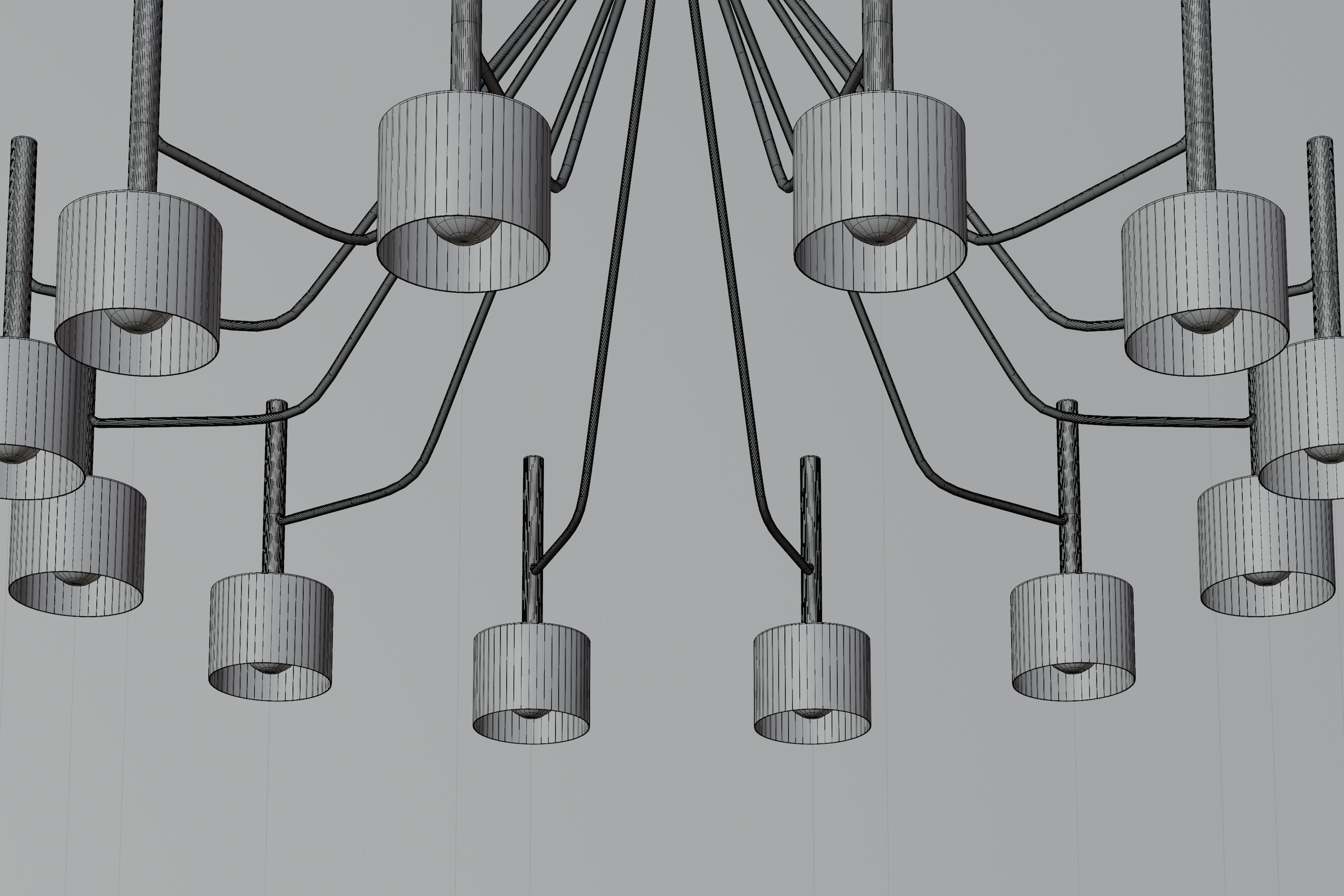 Ceiling lamp 3D model_8