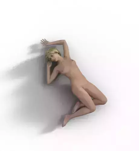woman nude lying