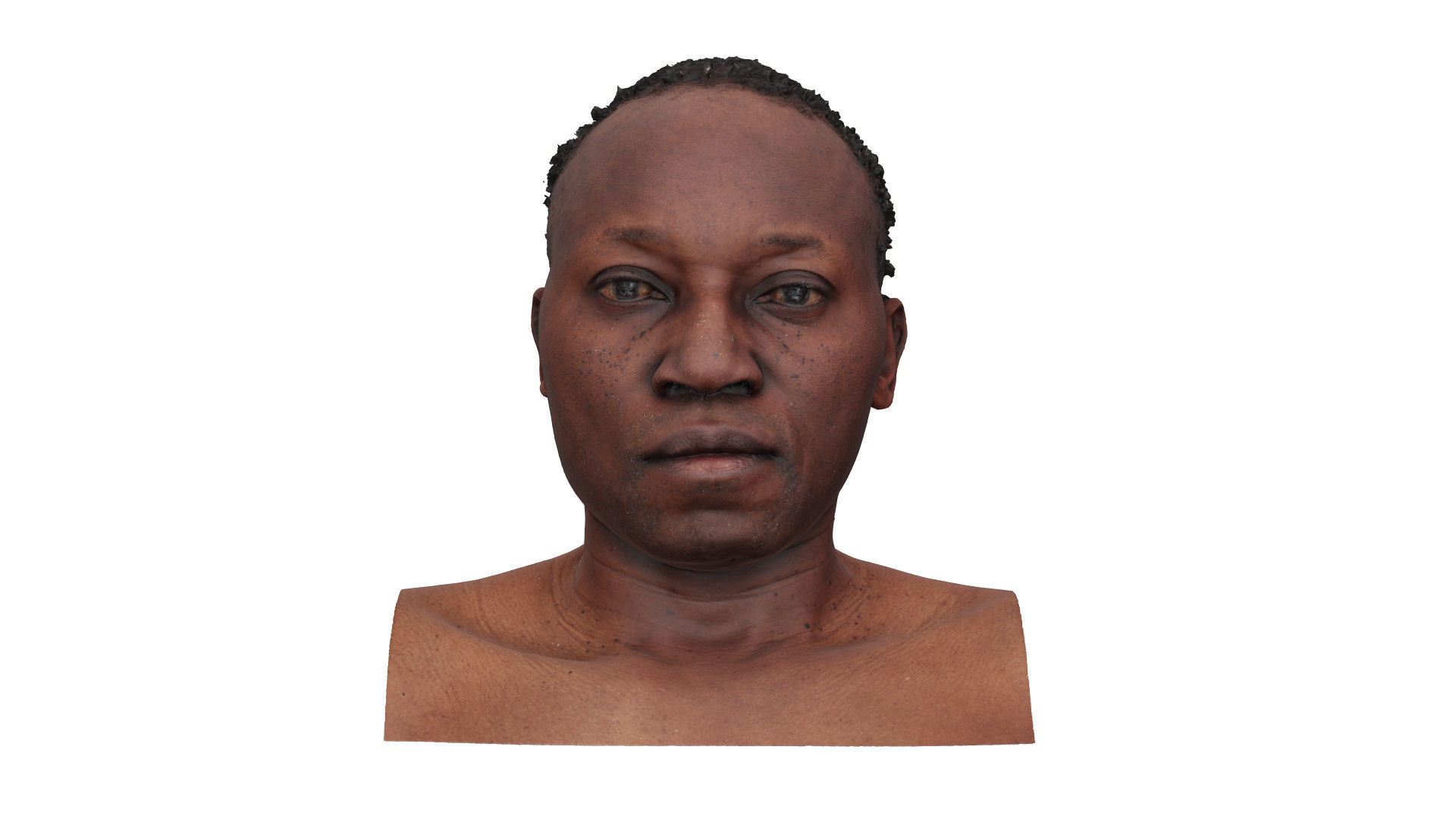 Raw Head Scan Dameon Chatman 3D model_1