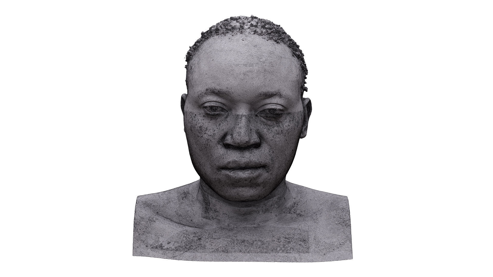 Raw Head Scan Dameon Chatman 3D model_7