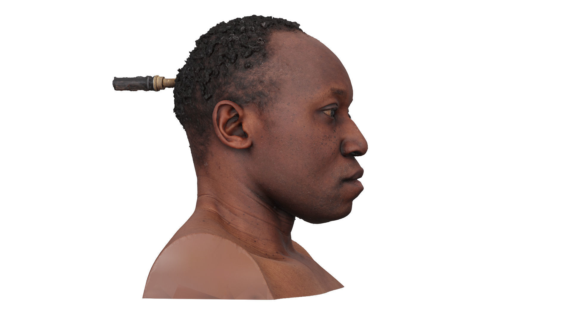 Raw Head Scan Dameon Chatman 3D model_3