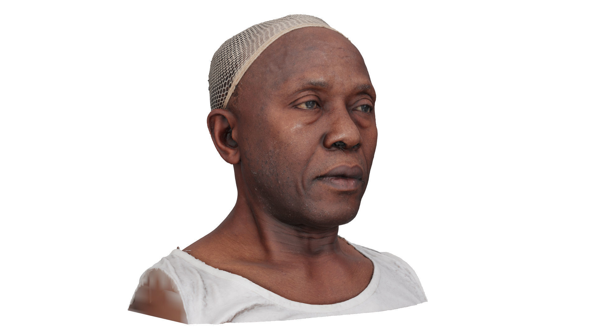 Raw Head Scan Dimetrice Moss 3D model_2