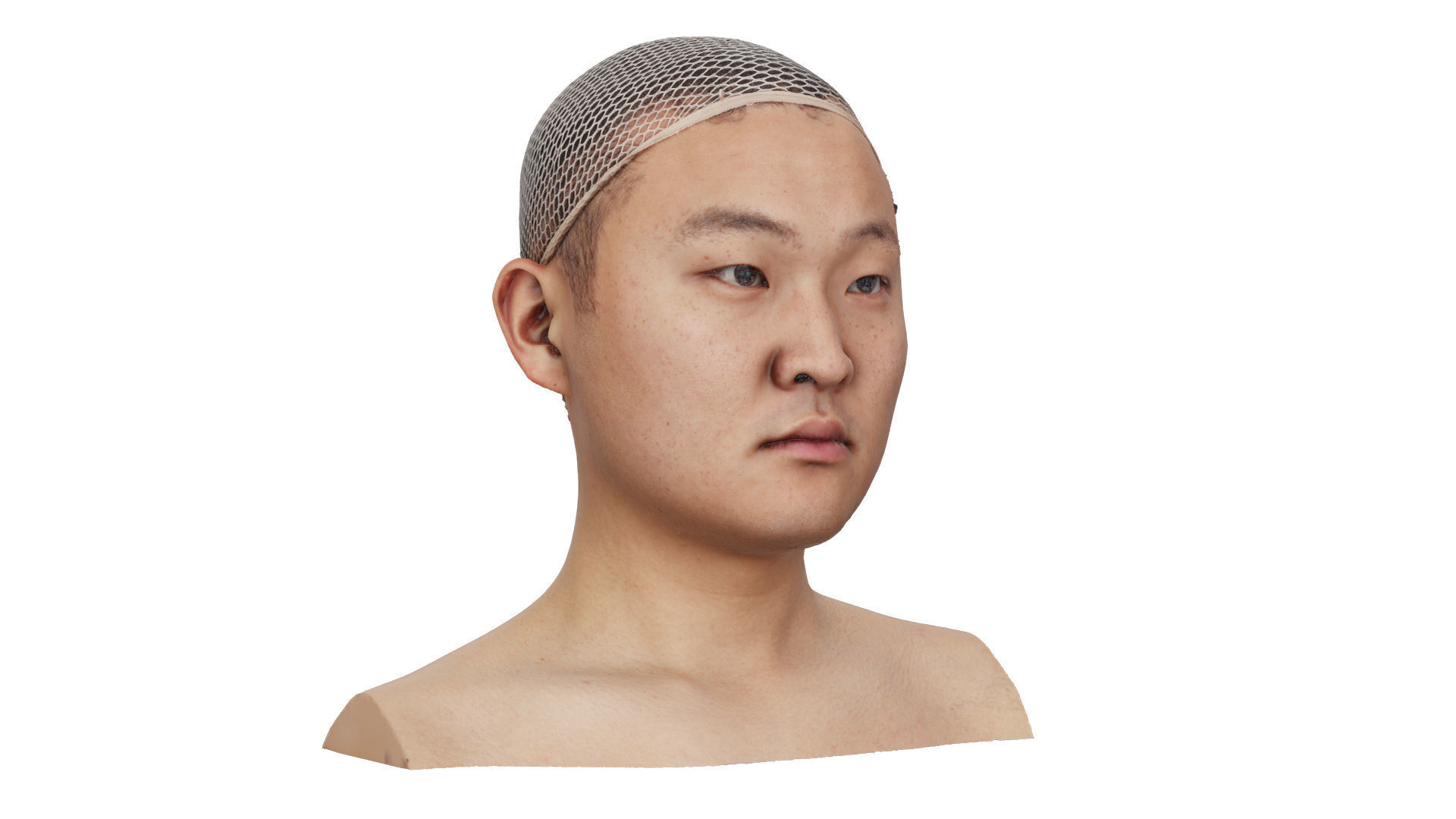 Raw Head Scan Dokuro Konyo 3D model_2