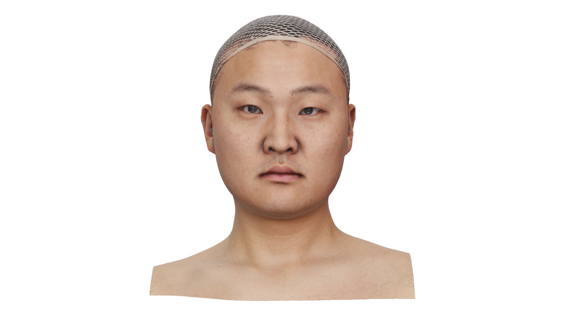 Raw Head Scan Dokuro Konyo 3D model_1