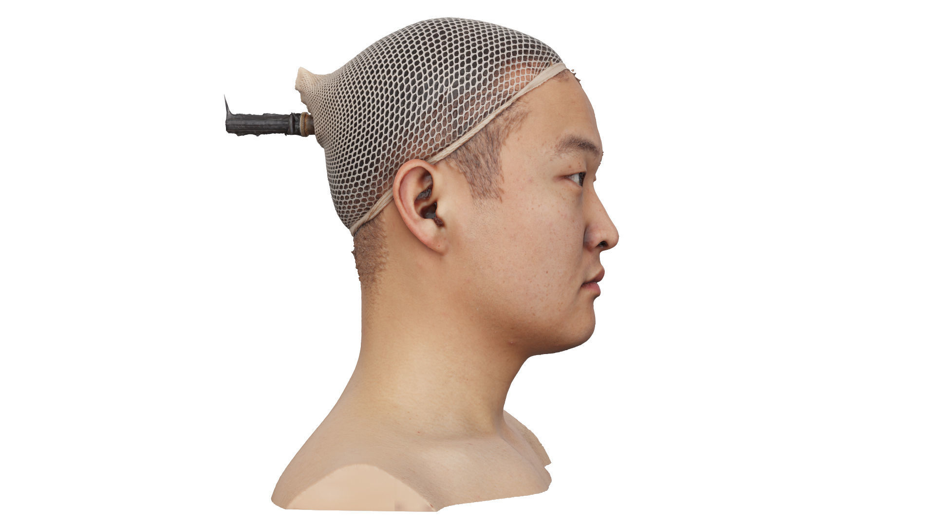 Raw Head Scan Dokuro Konyo 3D model_3