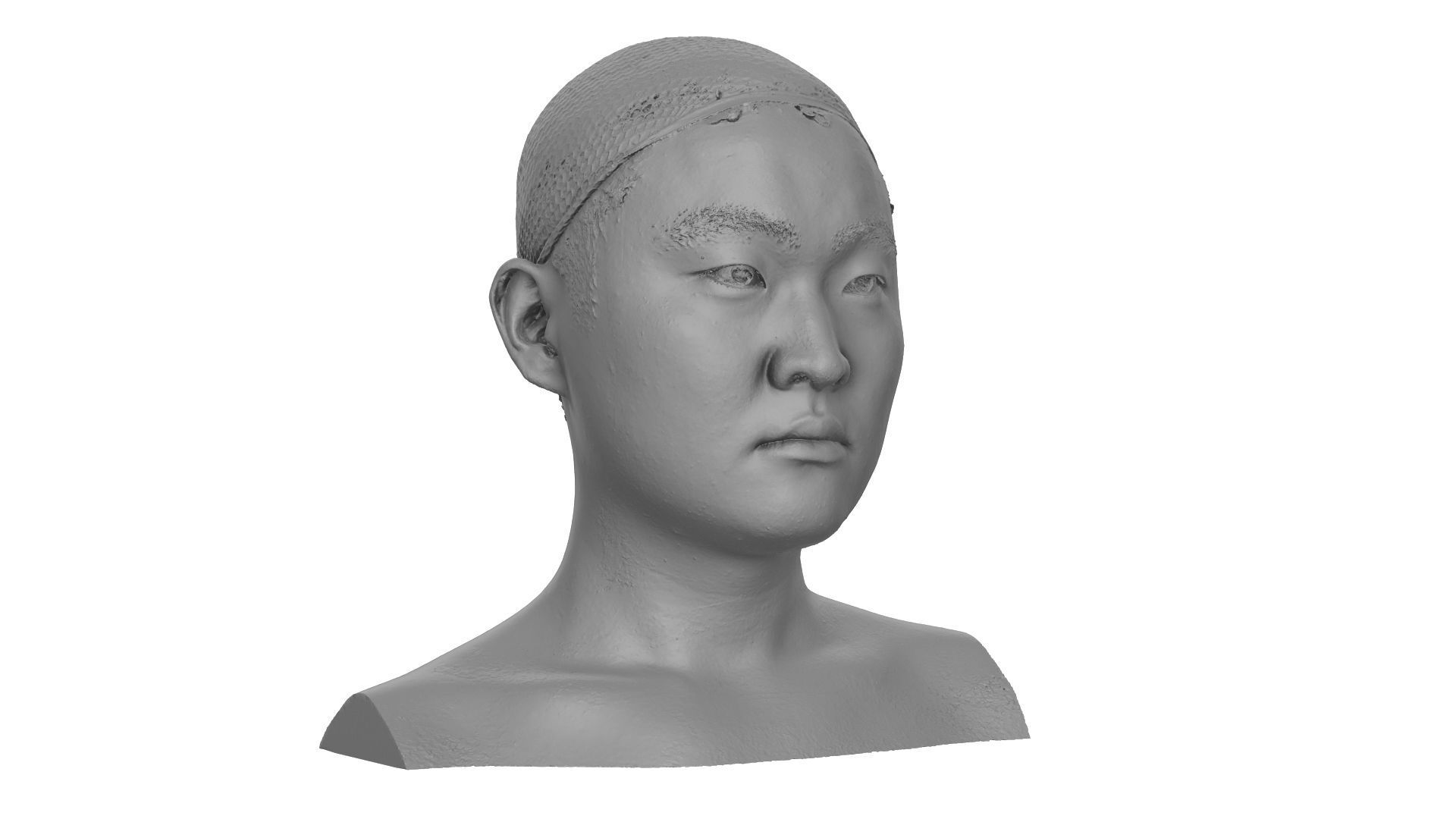 Raw Head Scan Dokuro Konyo 3D model_5