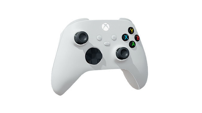 Xbox Series S Gamepad white 3D model