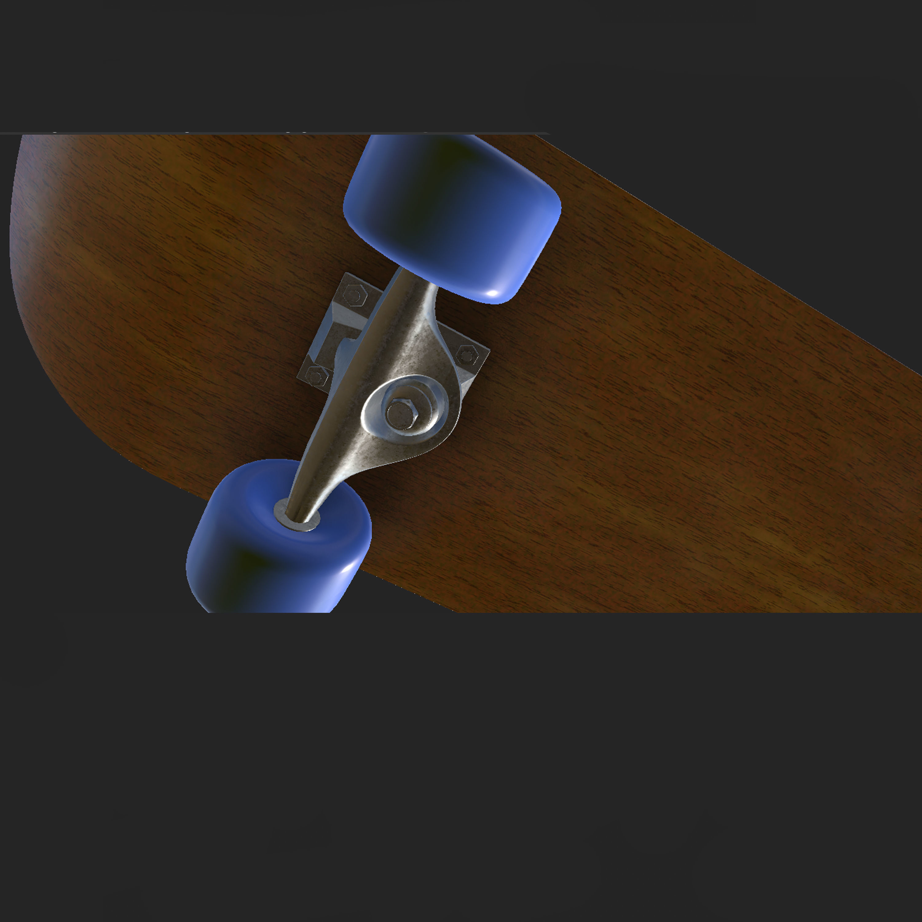 Skateboard 3D model_1