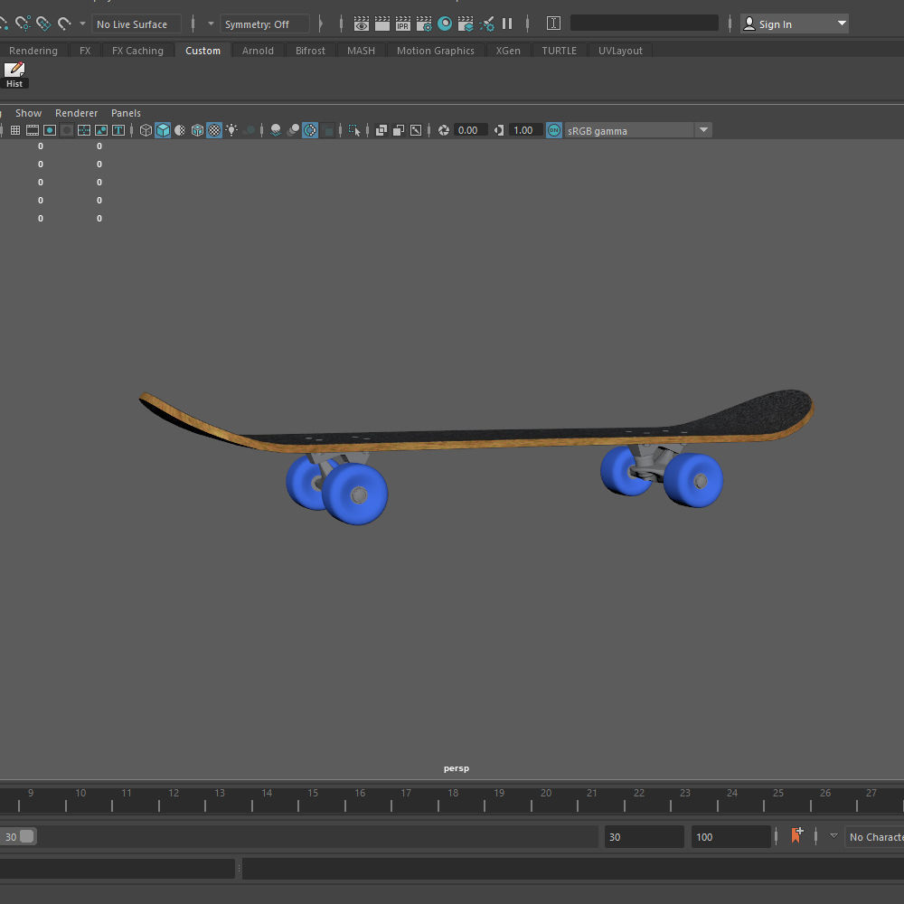 Skateboard 3D model_20