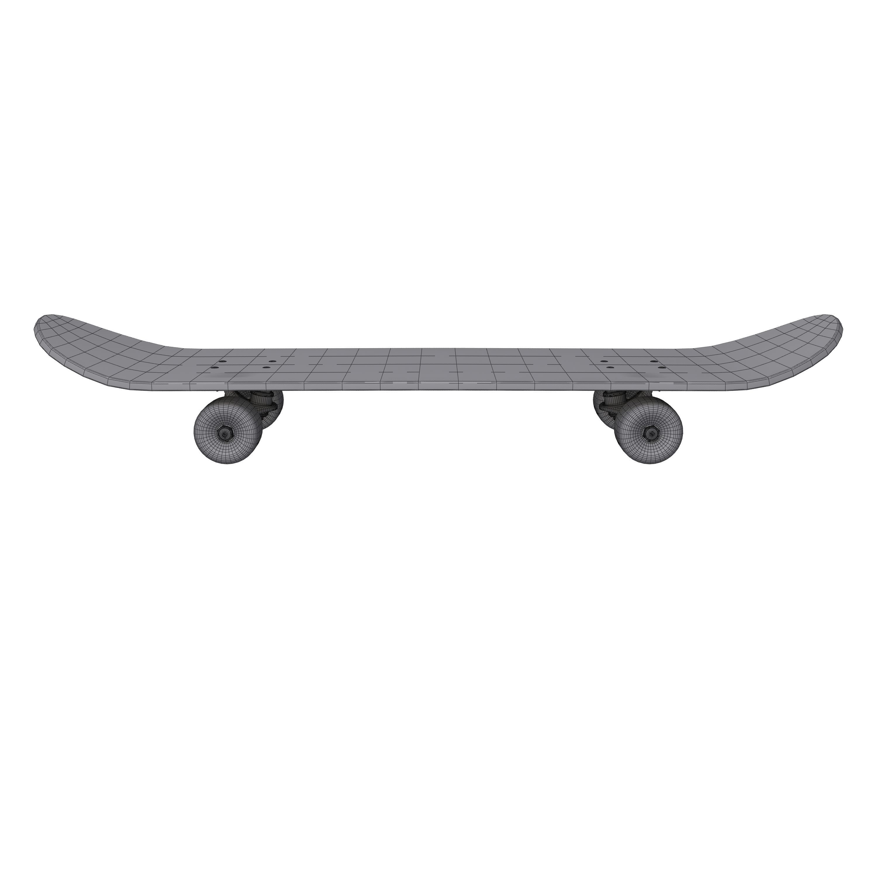 Skateboard 3D model_16