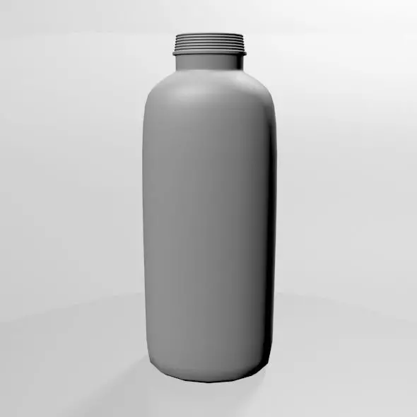 Baby Powder Bottle 01 3D model_0
