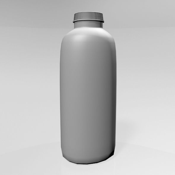 Baby Powder Bottle 01 3D model_12