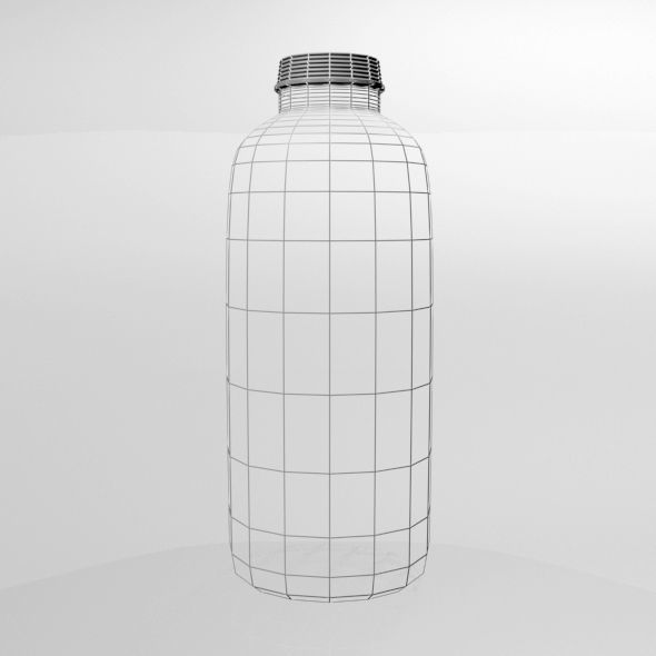 Baby Powder Bottle 01 3D model_3