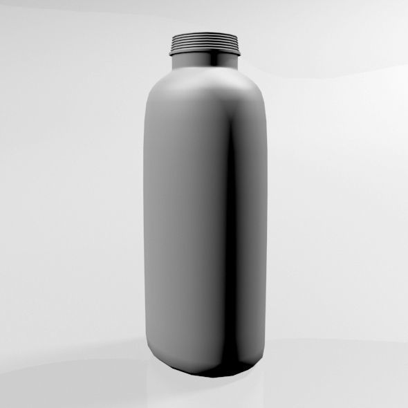 Baby Powder Bottle 01 3D model_2