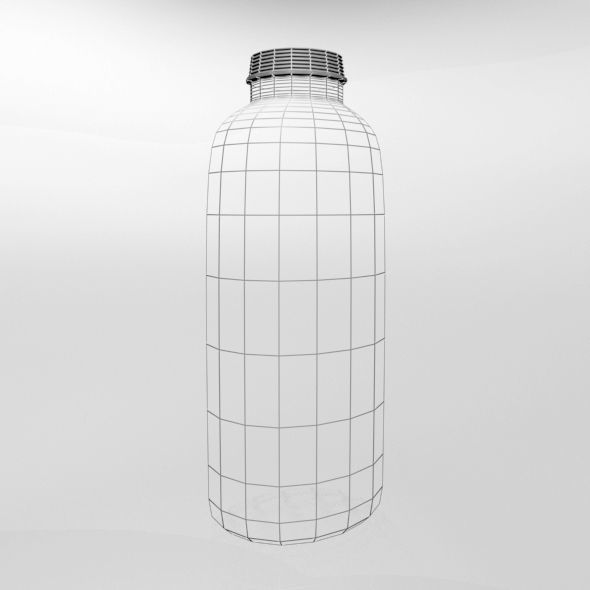 Baby Powder Bottle 01 3D model_5