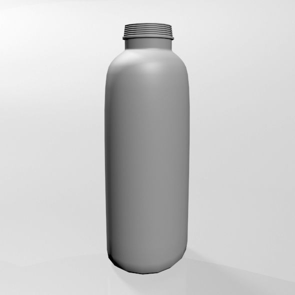 Baby Powder Bottle 01 3D model_1