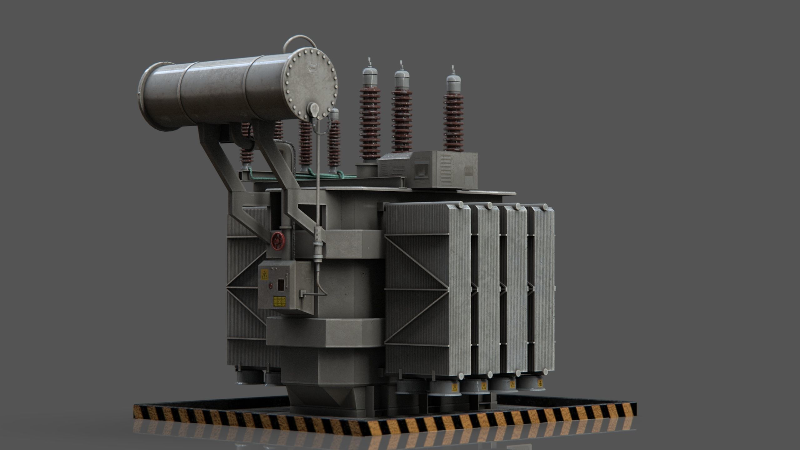3D model Power Transformer VR / AR / lowpoly CGTrader