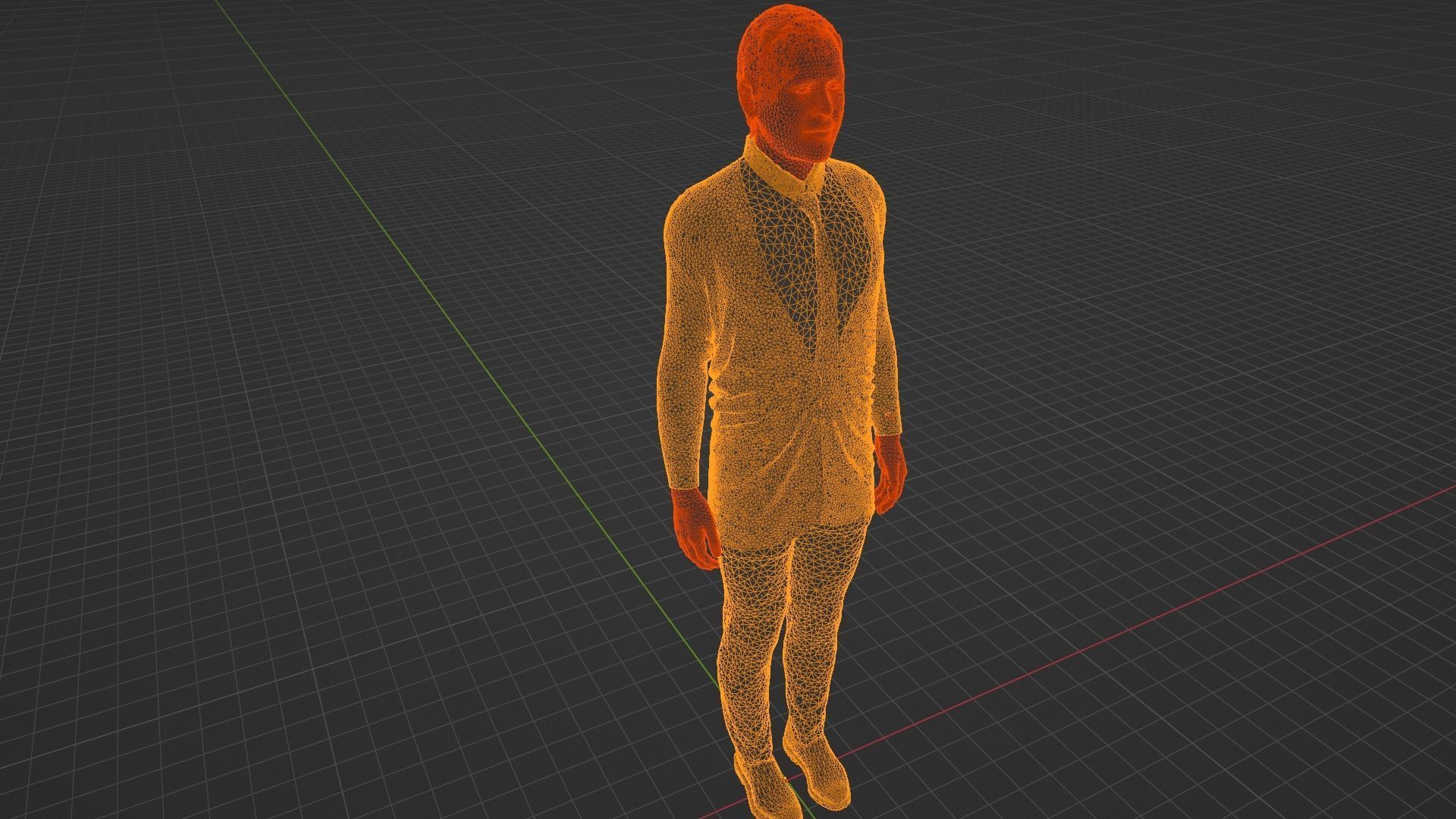 George Walker Bush Low-poly 3D model_9