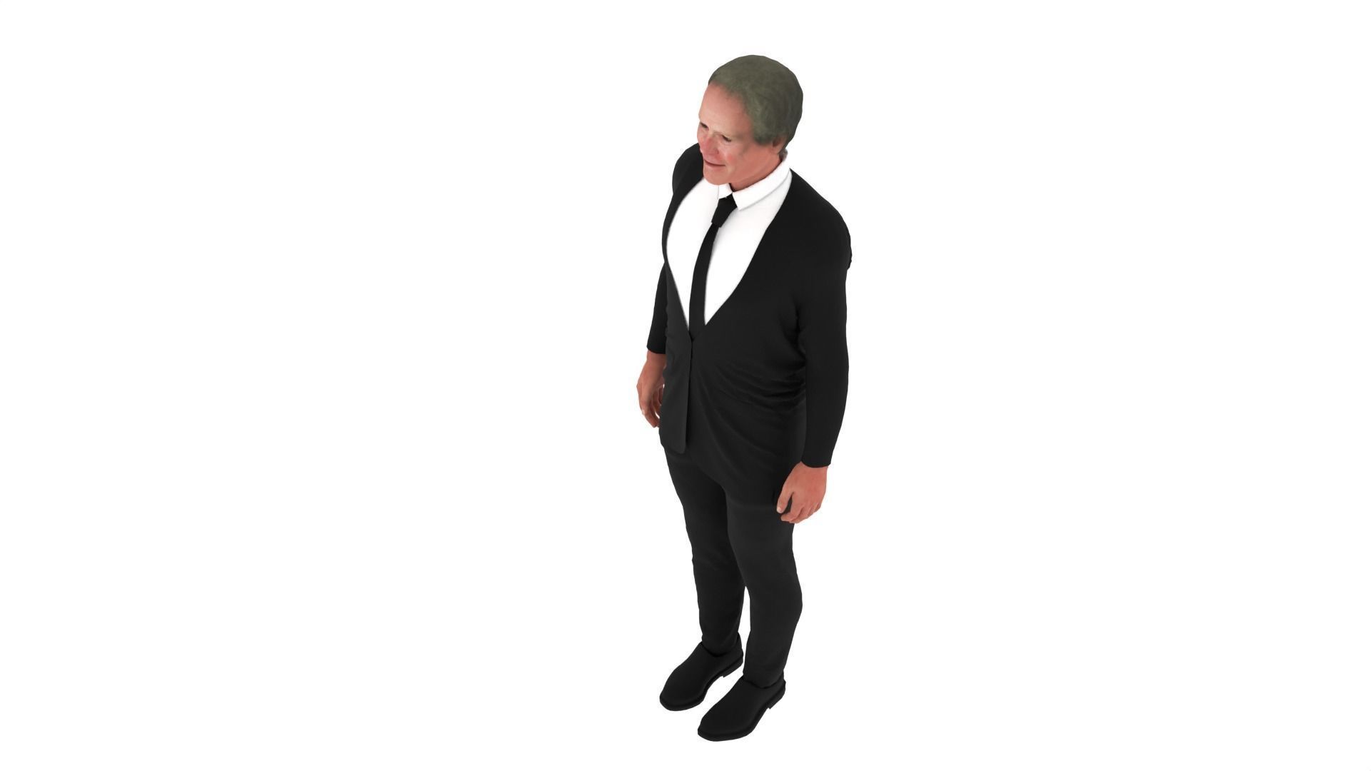 Gerald Ford Low-poly 3D model_7