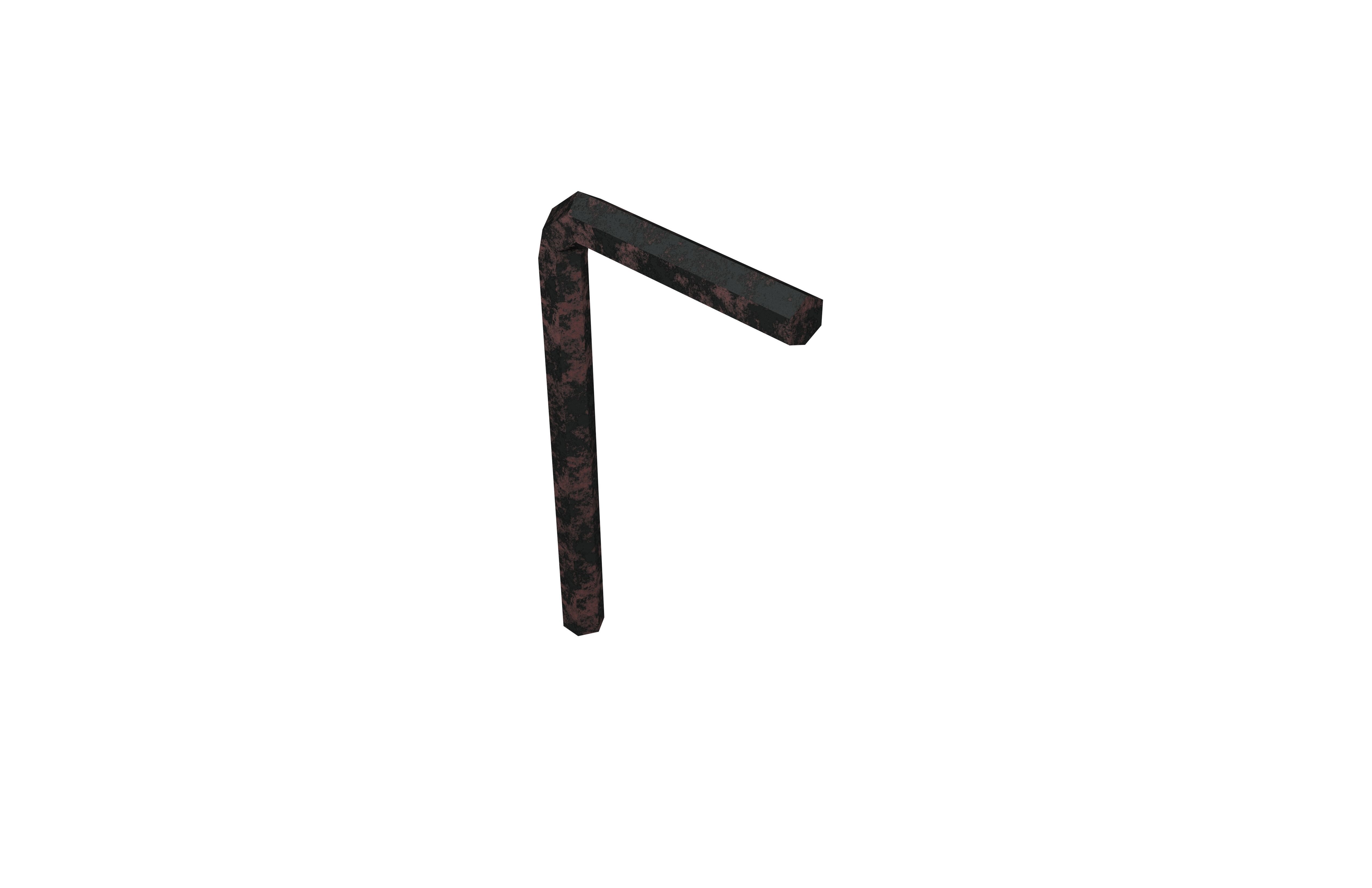 Hex Wrench v1 004 Low-poly 3D model_2