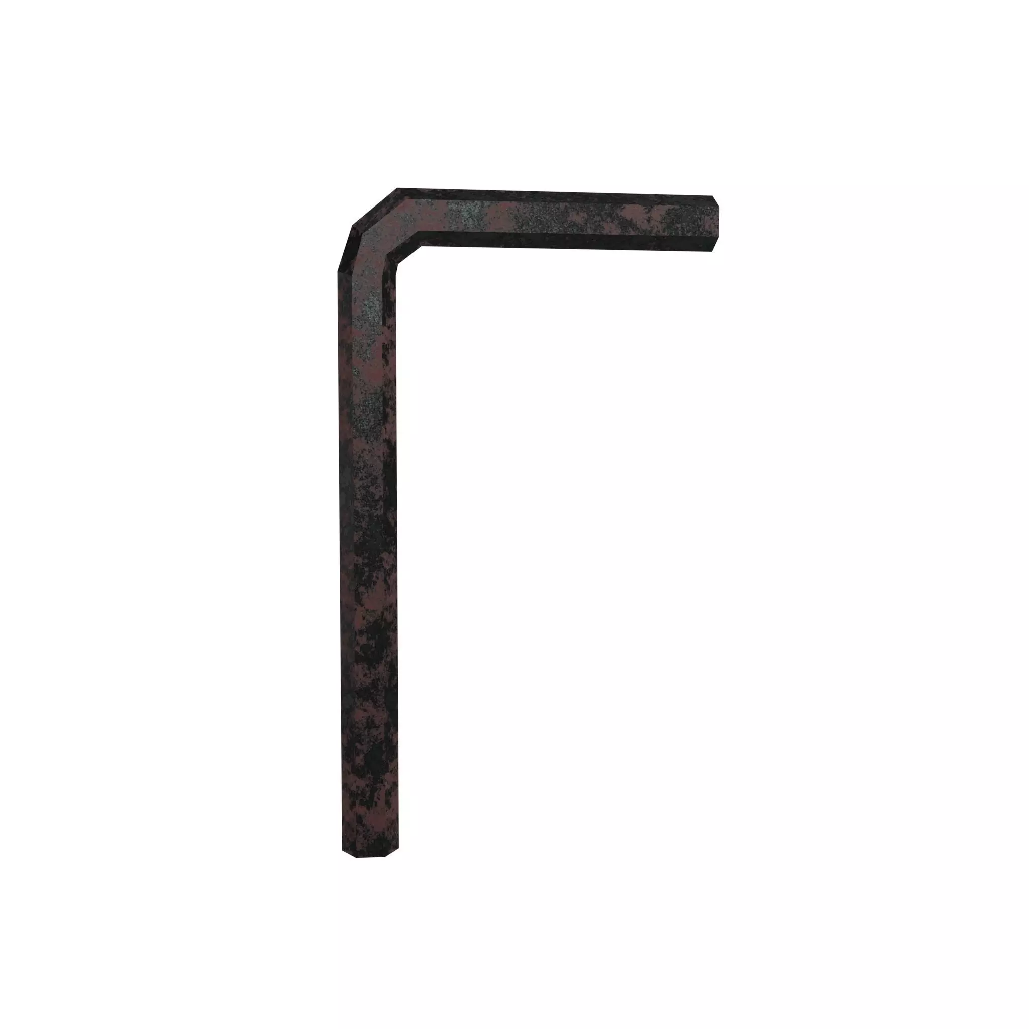 Hex Wrench v1 004 Low-poly 3D model_0