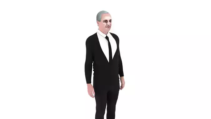 Harry Truman Low-poly 3D model