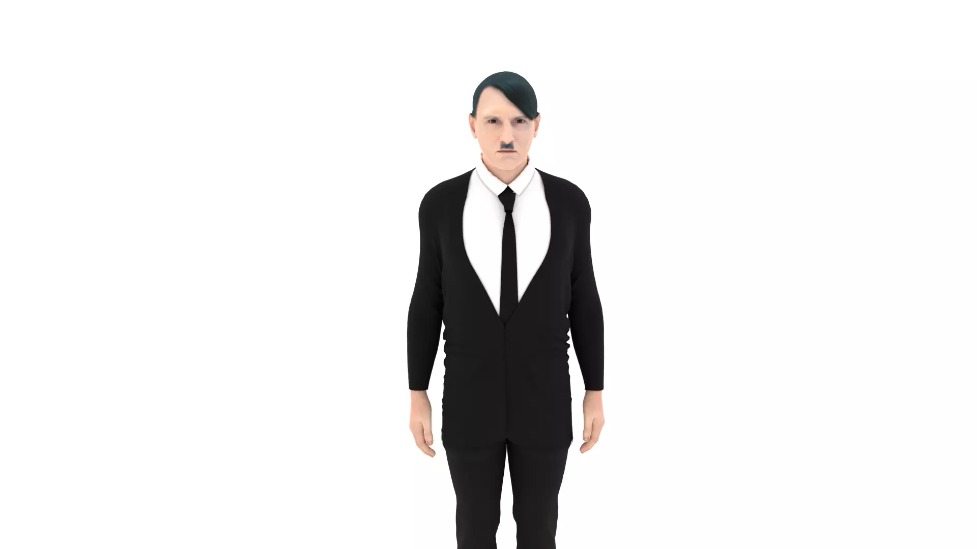 Adolf Hitler Low-poly 3D model