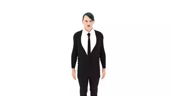 Adolf Hitler Low-poly 3D model