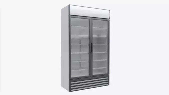 Beverage Cooler Big Double 02 3D model